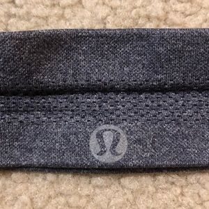Lulu Lemon Headband, Grey, NEW